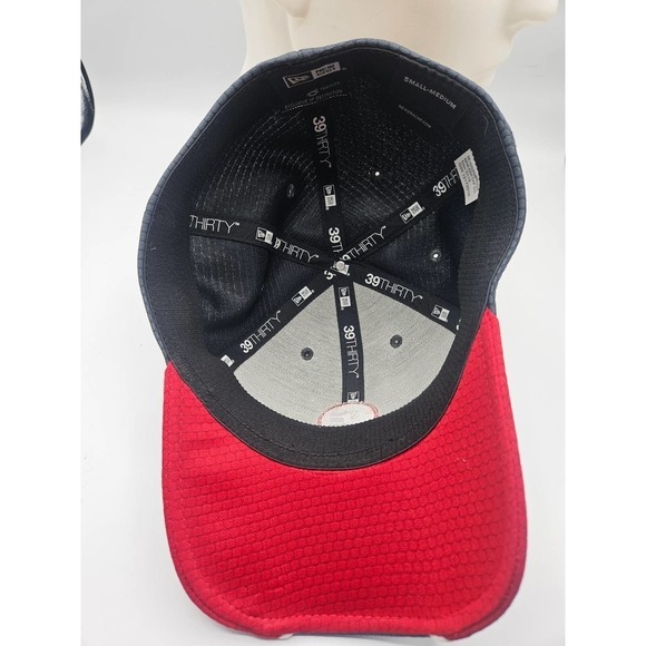 New Era 39 Thirty Mens Baseball Cap Small-medium Nwt Gray Red - Picture 6 of 7
